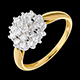 vendite Anello Caleidoscopio pav� diamanti   - 0.61 carati - 19 diamanti