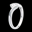 vendita on-line Solitario Apostrofo oro bianco   - 0.26 carati