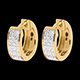 gioiello oro Orecchini Diorama oro giallo pav�  - 24 diamanti