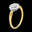 vendita on-line Anello Caleidoscopio pav� diamanti  - 0.35 carati - 19 diamanti