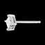 compra Orecchini Scacchi oro bianco pav� - 0.34 carati