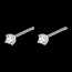 vendita on-line Orecchini diamanti  - punto luce oro bianco