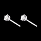 vendita Orecchini diamanti  - punto luce oro bianco