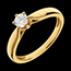 comprare on-line Solitario Ramoscello oro giallo