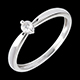 comprare on-line Solitario oro bianco incastonatura Griffe