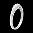gioiellerie Anello Trilogy oro bianco pav�   - 0.34 carati