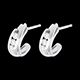 gioiello Orecchini Trilogy Bipolari - oro bianco  - 0.3 carati - 6 diamanti