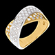gioiellerie Anello Tandem pav�  - 0.8 carati - 57 diamanti