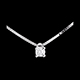 vendita on-line Collana Punto luce oro bianco