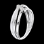 gioiellerie Anello Serenity oro bianco - 6 diamanti