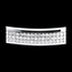 comprare Bracciale rigido Pleiade oro bianco pav� - 1.01 carati - 144 diamanti