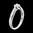 compra on-line Solitario Duchessa oro bianco  - 0.41 carati - 15 diamanti