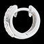 compra on-line Orecchini Pleiade oro bianco pav� - 0.22 carati - 32 diamanti