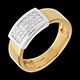 gioiellerie Anello Cintura oro giallo-oro bianco pav�