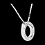 regali Collana Pendolo oro bianco pav� - 22 diamanti