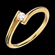 vendita on-line Anello Solitario Apostrofo