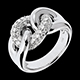 compra on-line Anello Legame Infinito oro bianco