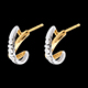 gioiello Orecchini Trilogy Cerchio - 6 diamanti