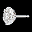 gioiellerie Orecchini Rosone di diamanti - oro bianco - 1.2 carati - 14 diamanti