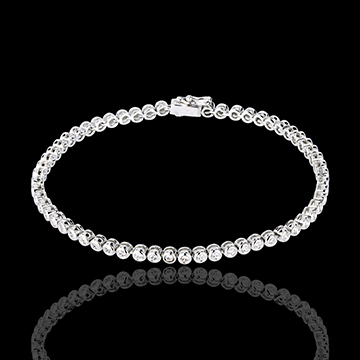 regalo Bracciale Pallottoliere diamanti - oro bianco  - 1.15 carati - 60 diamanti