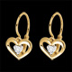 regalo donne Orecchini Mon Amour oro giallo