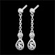 regalo donne Orecchini Jos�phine oro bianco e diamanti