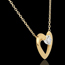 vendita on-line Collana Cuore Grazioso oro giallo e diamante