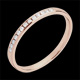 donna Fede nuziale oro rosa diamante