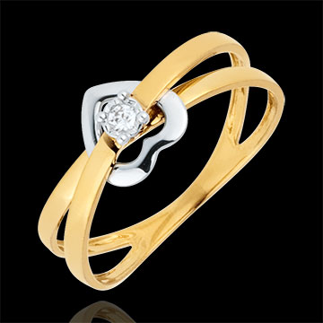 gioielli oro Anello Cuore volteggio