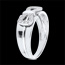 comprare on-line Anello Fiocco Coralie oro bianco