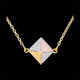 vendita Collana Diamante grezzo 3 ori 9k