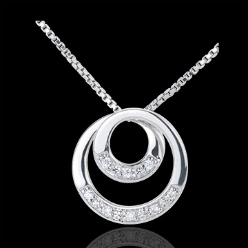 compra Collana Zeffiro oro bianco e diamanti