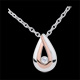 compra Collana Goccia d'Amore oro rosa e oro bianco