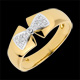 donna Anello Fiocco Amelie oro giallo