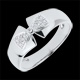 matrimonio Anello Fiocco Amelie oro bianco