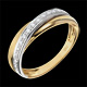 compra on-line Fede Trifoly oro giallo e oro bianco
