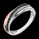 oreficeria Fede Trifoly oro rosa e oro bianco - diamanti neri