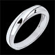 vendite on-line Fede nuziale Eternity oro bianco