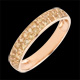 matrimonio Anello due file oro rosa e citrino giallo