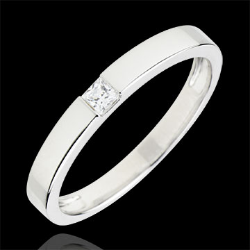 oreficeria Anello Solitario Disegno Tecnico - diamante Principessa