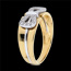 regalo donne Anello Fiocco Coralie oro giallo