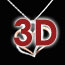compra on-line Collana Cuori Intrecciati - 18 diamanti