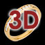 vendita on-line Fede nuziale oro giallo semi pav� - incastonatura Binario - 11 diamanti