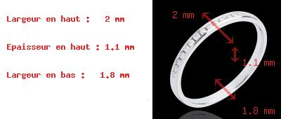 vendite Fede nuziale oro bianco semi pav� - incastonatura Binario - 13 diamanti