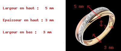 gioielleria Fede Trifoly - 13 diamanti - 3 ori