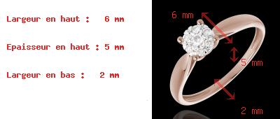 matrimoni Solitario oro rosa diamante