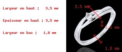 matrimoni Anello Daria Solitario e oro bianco