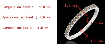 vendita on-line Anello una fila oro bianco e quarzo fum�