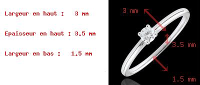 comprare Anello solitario S� - 0.1 carati